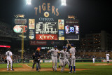 Rangers v Detroit Tigers - Detroit, MI Oct. 12: Napoli, Nelson Cruz, David Murphy and Adrian Beltre Photographic Print by Harry How