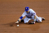 2011 World Series G. 6 - Texas Rangers v St Louis Cardinals, St Louis, MO - Oct. 27: Michael Young Fotografie-Druck von Dilip Vishwanat