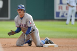 Texas Rangers v Detroit Tigers - Playoffs Game Five, Detroit, MI - October 13: Ian Kinsler Photographic Print by Harry How