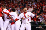 2011 World Series G. 6 - Texas Rangers v St Louis Cardinals, St Louis, MO - Oct. 27: Yadier Molina Photographic Print by Ezra Shaw