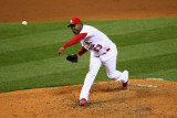 Milwaukee Brewers v St. Louis Cardinals - Game Four, St Louis, MO - October 13: Arthur Rhodes Photographic Print by Dilip Vishwanat