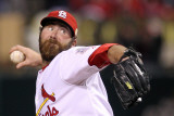 2011 World Series Game 6 - Texas Rangers v St Louis Cardinals, St Louis, MO - Oct. 27: Jason Motte Photographic Print by Ezra Shaw