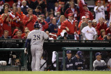 Milwaukee Brewers v St. Louis Cardinals - Game Three, St Louis, MO - October 12: Prince Fielder Photographic Print by Christian Petersen