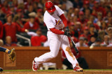Milwaukee Brewers v St Louis Cardinals - Game Five, St Louis, MO - October 14: Matt Holliday Photographic Print by Dilip Vishwanat