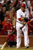 2011 World Series G. 6 - Texas Rangers v St Louis Cardinals, St Louis, MO - Oct. 27: Yadier Molina Photographic Print by Jamie Squire
