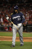 Milwaukee Brewers v St Louis Cardinals - Game Five, St Louis, MO - October 14: Rickie Weeks Photographic Print by Jamie Squire