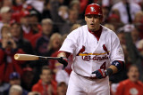 2011 World Series G. 6 - Texas Rangers v St Louis Cardinals, St Louis, MO - Oct. 27: Yadier Molina Photographic Print by Jamie Squire