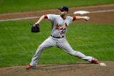 St Louis Cardinals v Milwaukee Brewers - Game Six, Milwaukee, WI - October 16: Marc Rzepczynski Photographic Print by Scott Boehm 