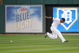 Texas Rangers v Detroit Tigers - Playoffs Game Five, Detroit, MI - October 13: Austin Jackson Photographic Print by Harry How