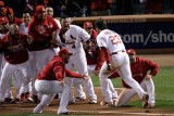 2011 World Series Game 6 - Texas Rangers v St Louis Cardinals, St Louis, MO - Oct. 27: David Freese Photographie par Rob Carr 