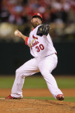 Milwaukee Brewers v St Louis Cardinals - Playoffs Game Five, St Louis, MO - October 14: Jason Motte Photographic Print by Jamie Squire