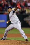 2011 World Series G. 6 - Texas Rangers v St Louis Cardinals, St Louis, MO - Oct. 27: Neftali Feliz Photographic Print by Ezra Shaw