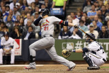 St Louis Cardinals v Milwaukee Brewers - Playoffs Game Six, Milwaukee, WI - October 16: Allen Craig Photographic Print by Christian Petersen