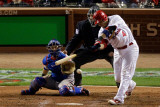 2011 World Series G. 6 - Texas Rangers v St Louis Cardinals, St Louis, MO - Oct. 27: Yadier Molina Photographic Print by Rob Carr 