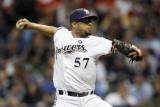 St Louis Cardinals v Milwaukee Brewers - Game Six, Milwaukee, WI - October 16: Francisco Rodriguez Photographic Print by Christian Petersen