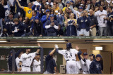 St Louis Cardinals v Milwaukee Brewers - Game Six, Milwaukee, WI - October 16: Rickie Weeks Photographie par Christian Petersen