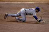 2011 World Series G. 6 - Texas Rangers v St Louis Cardinals, St Louis, MO - Oct. 27: Michael Young Fotografie-Druck von Rob Carr 