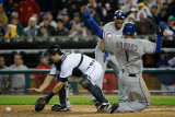 BESTPIX  Texas Rangers v Detroit Tigers - Game Four, Detroit, MI - October 12: Elvis Andrus Photographic Print by Kevork Djansezian