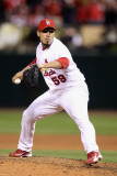 Milwaukee Brewers v St. Louis Cardinals - Game Four, St Louis, MO - October 13: Fernando Salas Photographic Print by Christian Petersen