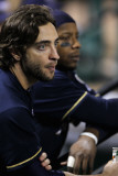 Milwaukee Brewers v Cardinals - G. Five, St Louis, MO - Oct. 14: Ryan Braun and Rickie Weeks Photographie par Jamie Squire