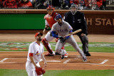 Texas Rangers v St Louis Cardinals, St Louis, MO - Oct. 27: Elvis Andrus and Jaime Garcia Photographic Print by Rob Carr 