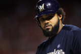 Milwaukee Brewers v St Louis Cardinals - Game Five, St Louis, MO - October 14: Prince Fielder Photographic Print by Jamie Squire