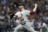 St Louis Cardinals v Milwaukee Brewers - Game Six, Milwaukee, WI - October 16: Marc Rzepczynski Photographic Print by Jonathan Daniel