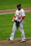 St Louis Cardinals v Milwaukee Brewers - Playoffs Game Six, Milwaukee, WI - October 16: Jason Motte Photographic Print by Scott Boehm 