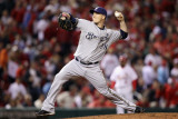 Milwaukee Brewers v St. Louis Cardinals - Game Three, St Louis, MO - October 12: Chris Narveson Photographic Print by Christian Petersen
