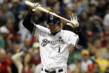 St Louis Cardinals v Milwaukee Brewers - Playoffs Game Six, Milwaukee, WI - October 16: Corey Hart Photographic Print by Jonathan Daniel