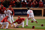 2011 World Series Game 6 - Texas Rangers v St Louis Cardinals, St Louis, MO - Oct. 27: David Freese Photographie par Rob Carr 