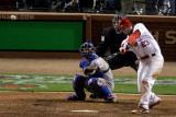 2011 World Series Game 6 - Texas Rangers v St Louis Cardinals, St Louis, MO - Oct. 27: David Freese Photographic Print by Rob Carr 