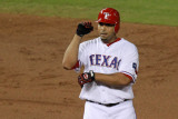 Detroit Tigers v Texas Rangers - Playoffs Game Six, Arlington, TX - October 15: Nelson Cruz Photographic Print by Ronald Martinez