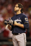 Milwaukee Brewers v St Louis Cardinals - Playoffs Game Five, St Louis, MO - October 14: Ryan Braun Photographic Print by Jamie Squire