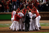 2011 World Series Game 6 - Texas Rangers v St Louis Cardinals, St Louis, MO - October 27 Photographic Print by Rob Carr 