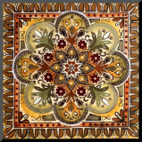 Italian Tile III Affiche montée par Ruth Franks