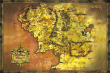 Lord Of The Rings-Classic Map Poster