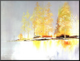 First Frost Lámina montada en tabla por Les Lambson