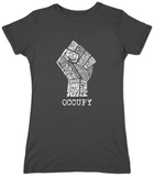 Juniors: Occupy Wall Street Fight The Power Fist T-Shirt