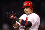 2011 World Series Game 7 - Rangers v Cardinals, St Louis, MO - October 28: Yadier Molina Photographic Print by Jamie Squire