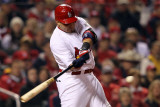 2011 World Series Game 7 - Rangers v Cardinals, St Louis, MO - October 28: Yadier Molina Photographic Print by Jamie Squire