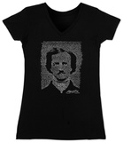 Juniors: V-Neck - Poe - The Raven T-Shirts