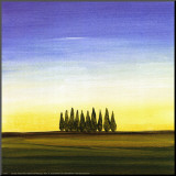 Green Trees II Mounted Print by Joel Harris