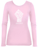 Women's Long Sleeve: Occupy Wall Street Fight The Power Fist Vêtements