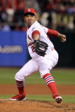 2011 World Series Game 7 - Rangers v Cardinals, St Louis, MO - October 28: Octavio Dotel Photographie par Ezra Shaw