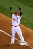 2011 World Series Game 7 - Rangers v Cardinals, St Louis, MO - October 28: Yadier Molina Lámina fotográfica por Dilip Vishwanat 2011 World Series Game 7 - Rangers v Cardinals, St Louis, MO - October 28: Yadier Molina Lámina fotográfica por Dilip Vishwanat
