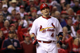 2011 World Series Game 7 - Rangers v Cardinals, St Louis, MO - October 28: Yadier Molina Photographic Print by Jamie Squire