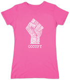 Juniors: Occupy Wall Street Fight The Power Fist T-shirty