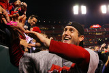 2011 World Series Game 7 - Rangers v Cardinals, St Louis, MO - October 28: David Freese Photographie par Dilip Vishwanat