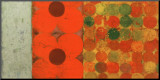 Flowers and Dots, no. 1 Mounted Print by Bill Mead